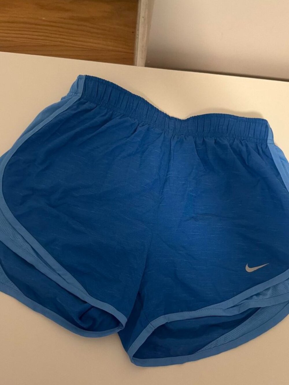 Nike blue running shorts